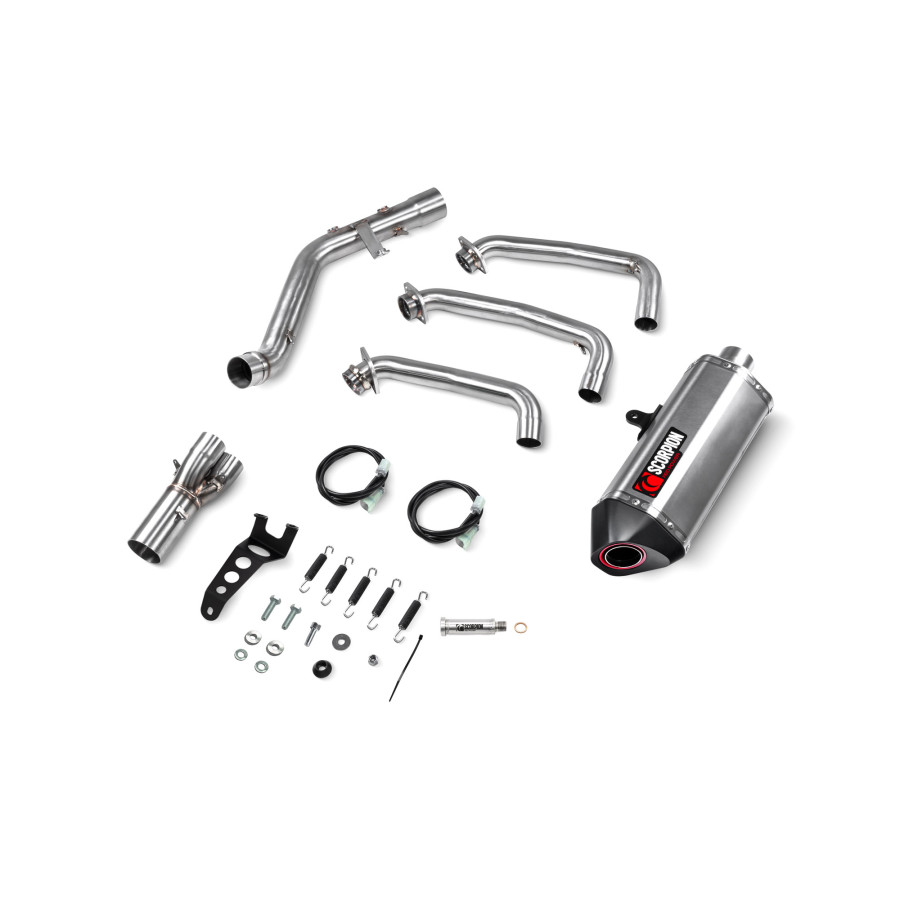 Scorpion Serket Parallel Komplettanlage für Yamaha XSR 900 2024-2025 Motorräder