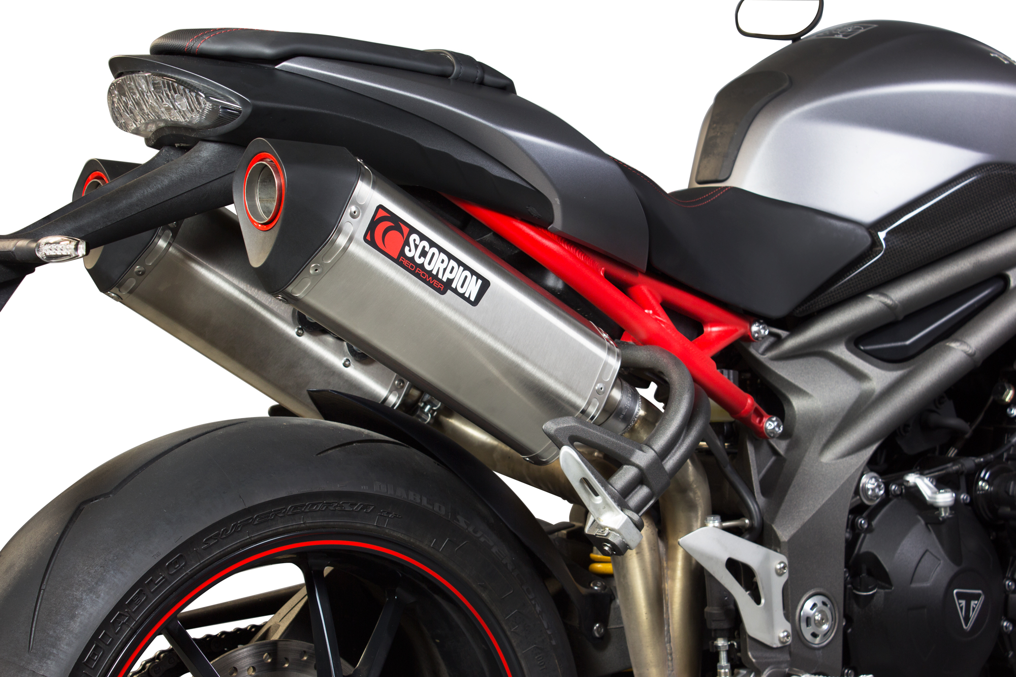 Scorpion Serket Parallel Auspuff für Triumph Speed Triple 1050 2016-2017 Motorräder