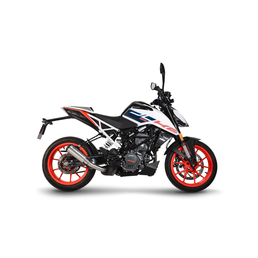 Scorpion Red Power Auspuff für KTM 125 Duke 2021-2023 Motorräder