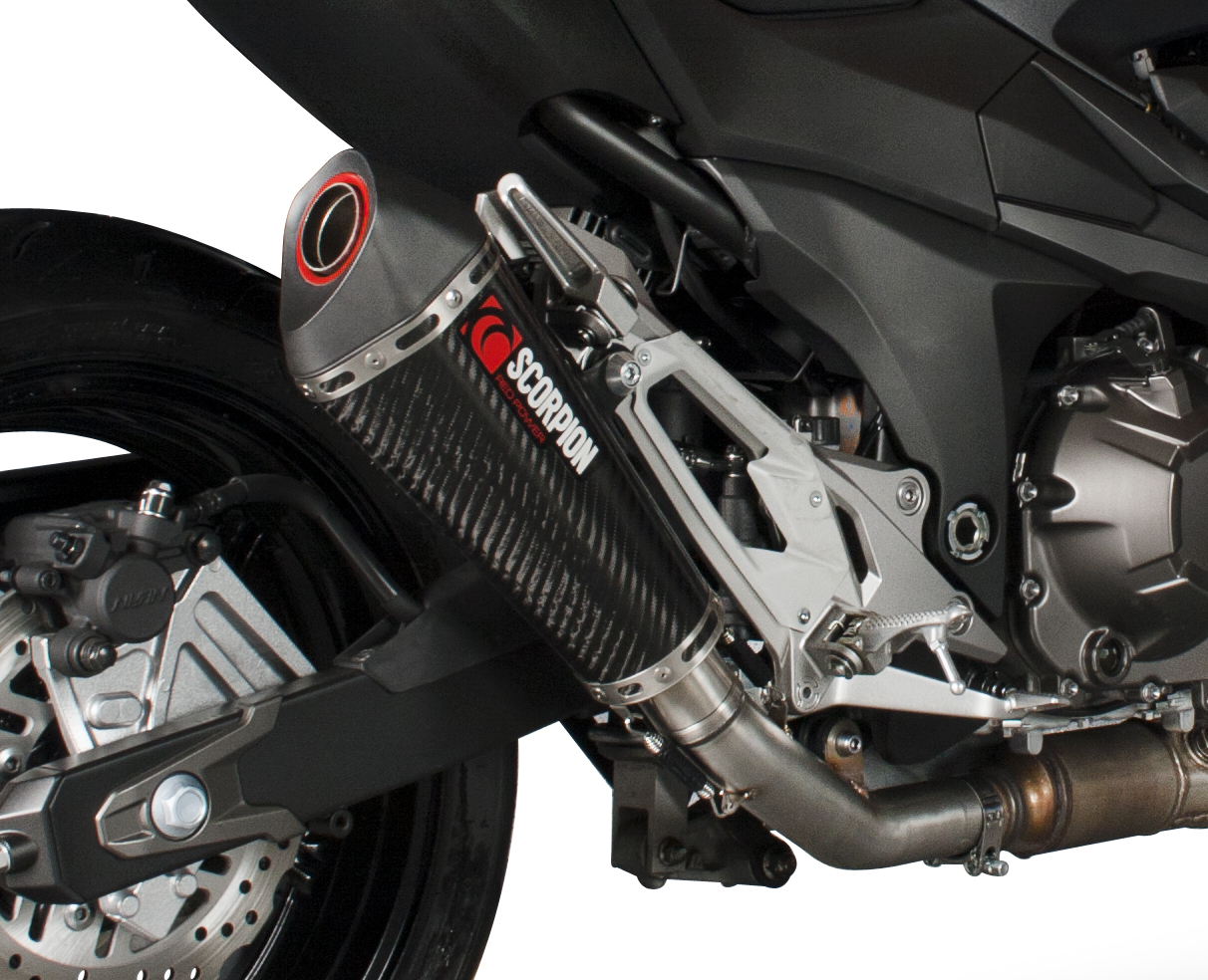 Scorpion Serket Taper Auspuff für Kawasaki Z 800 E 2013-2016 Motorräder