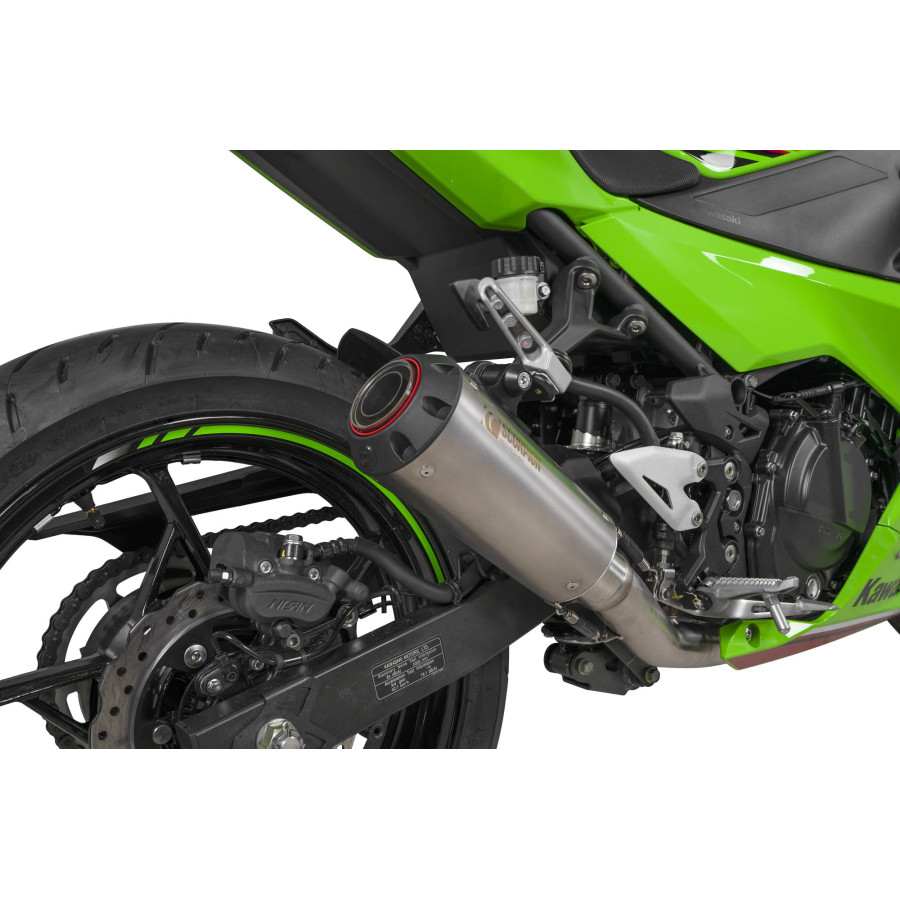Scorpion Red Power Komplettanlage für Kawasaki Ninja 400 / 250 2018-2023 Motorräder