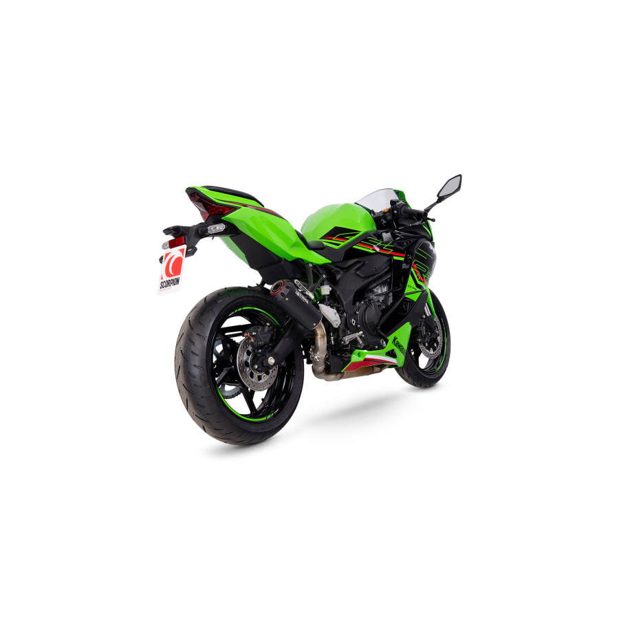 Scorpion Red Power Auspuff für Kawasaki Ninja ZX 4 RR 2023 Motorräder