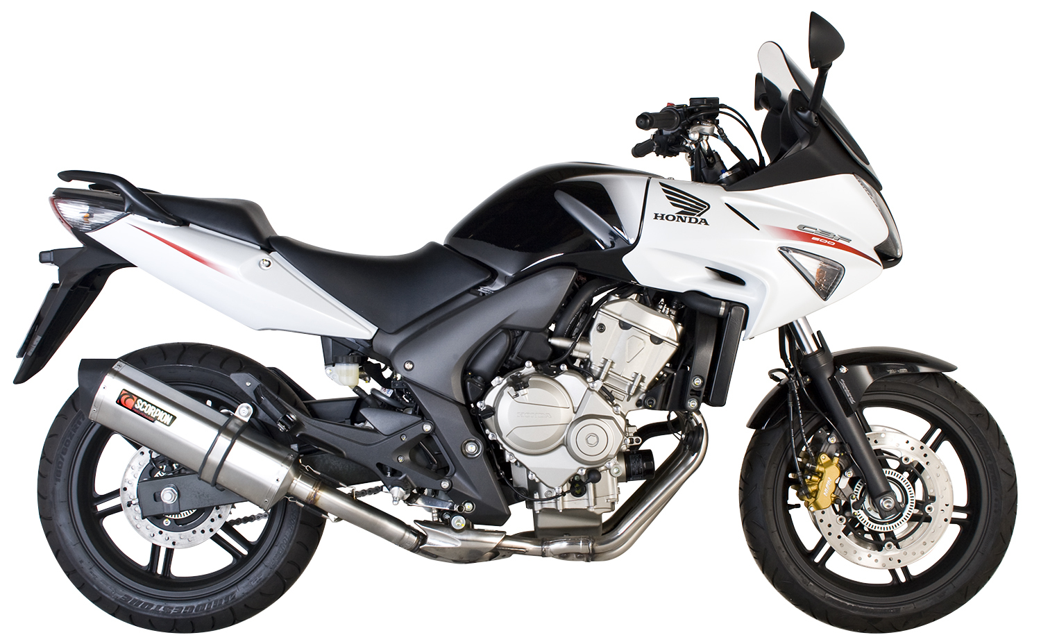 Scorpion Serket Parallel Auspuff für Honda CBF 600 2008-2014