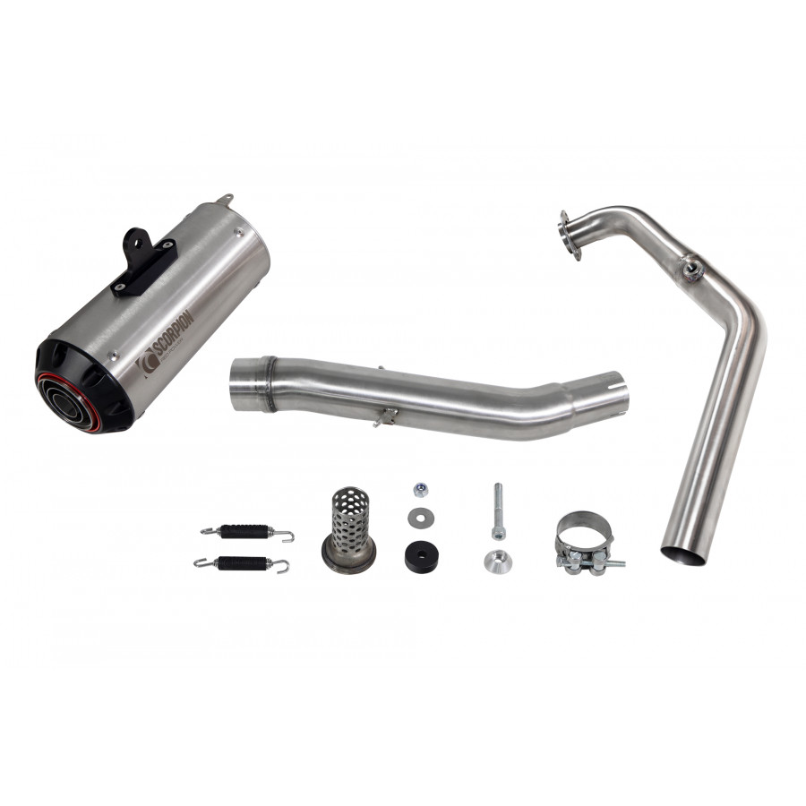 Scorpion Red Power Komplettanlage für Yamaha XSR 125 2021 Motorräder