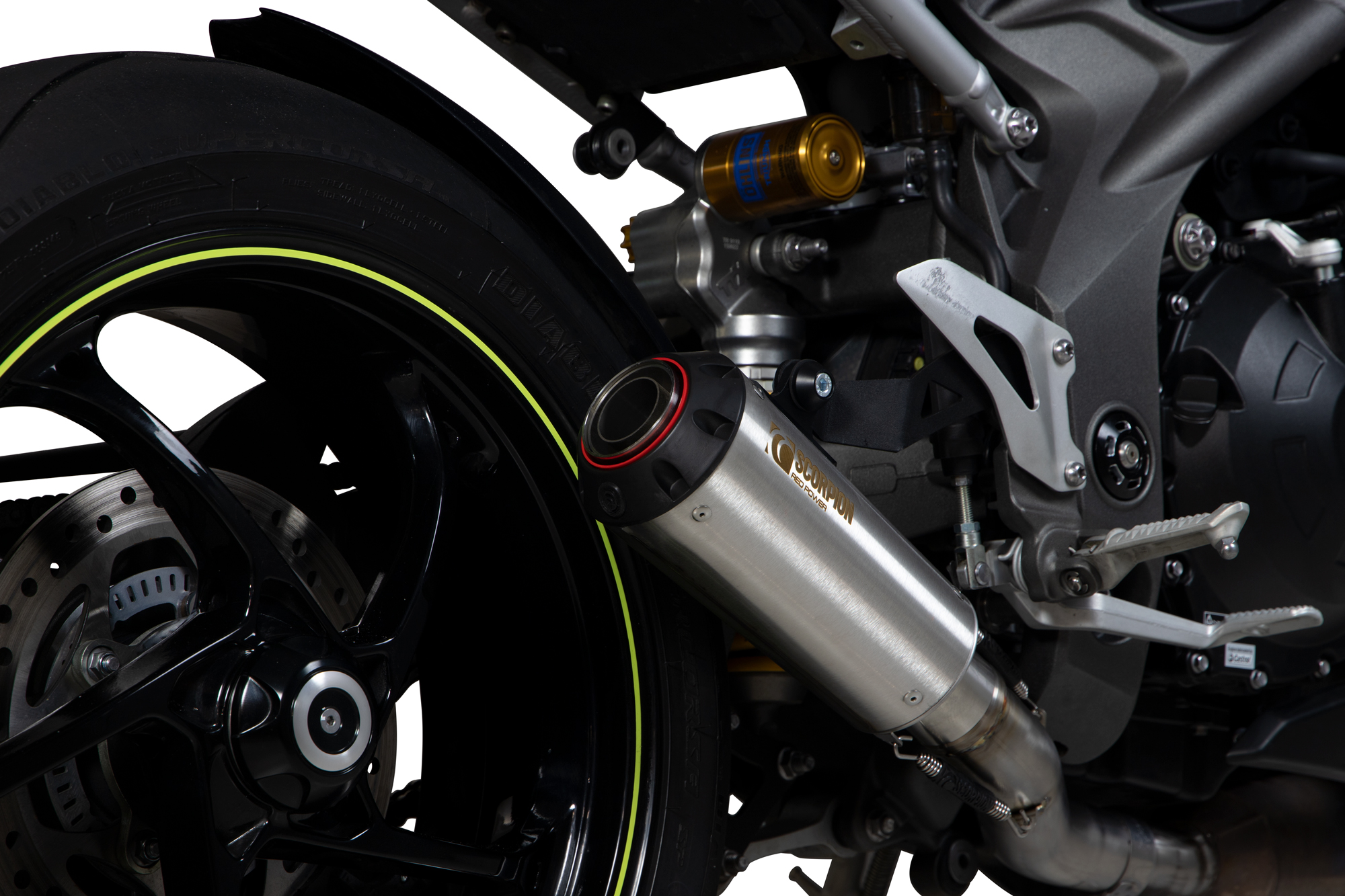 Scorpion Red Power Auspuff für Triumph Speed Triple 1050 R / S / RS 2018-2020 Motorräder