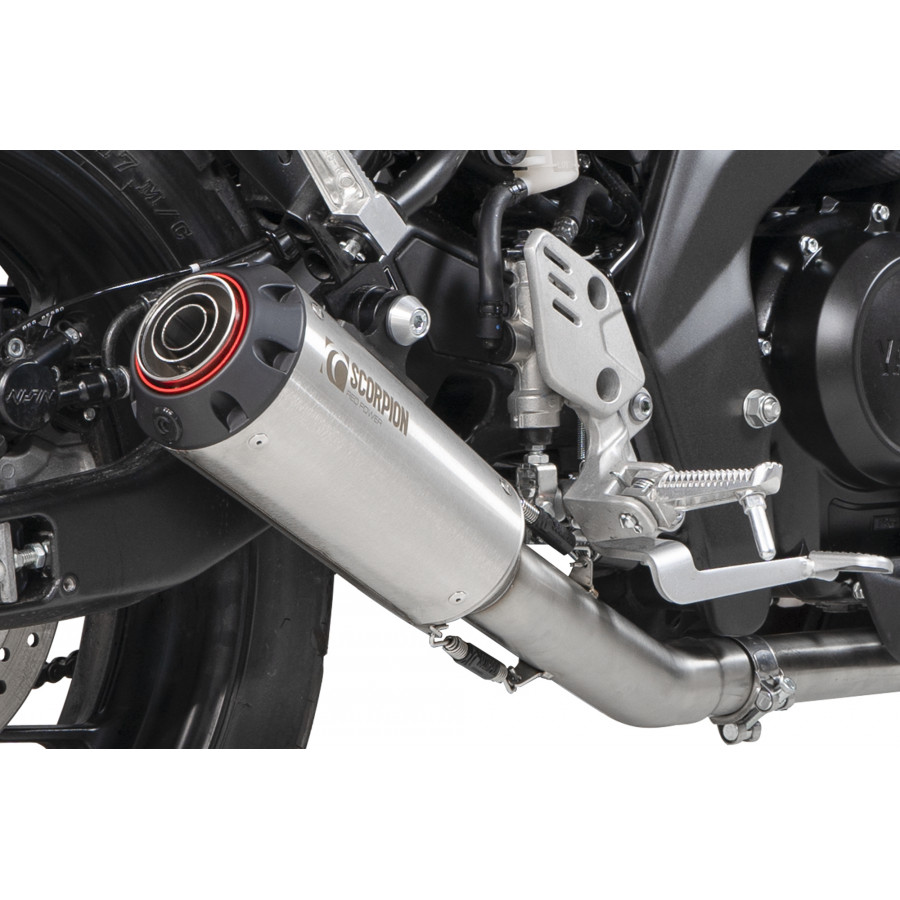 Scorpion Red Power Komplettanlage für Yamaha XSR 125 2021 Motorräder