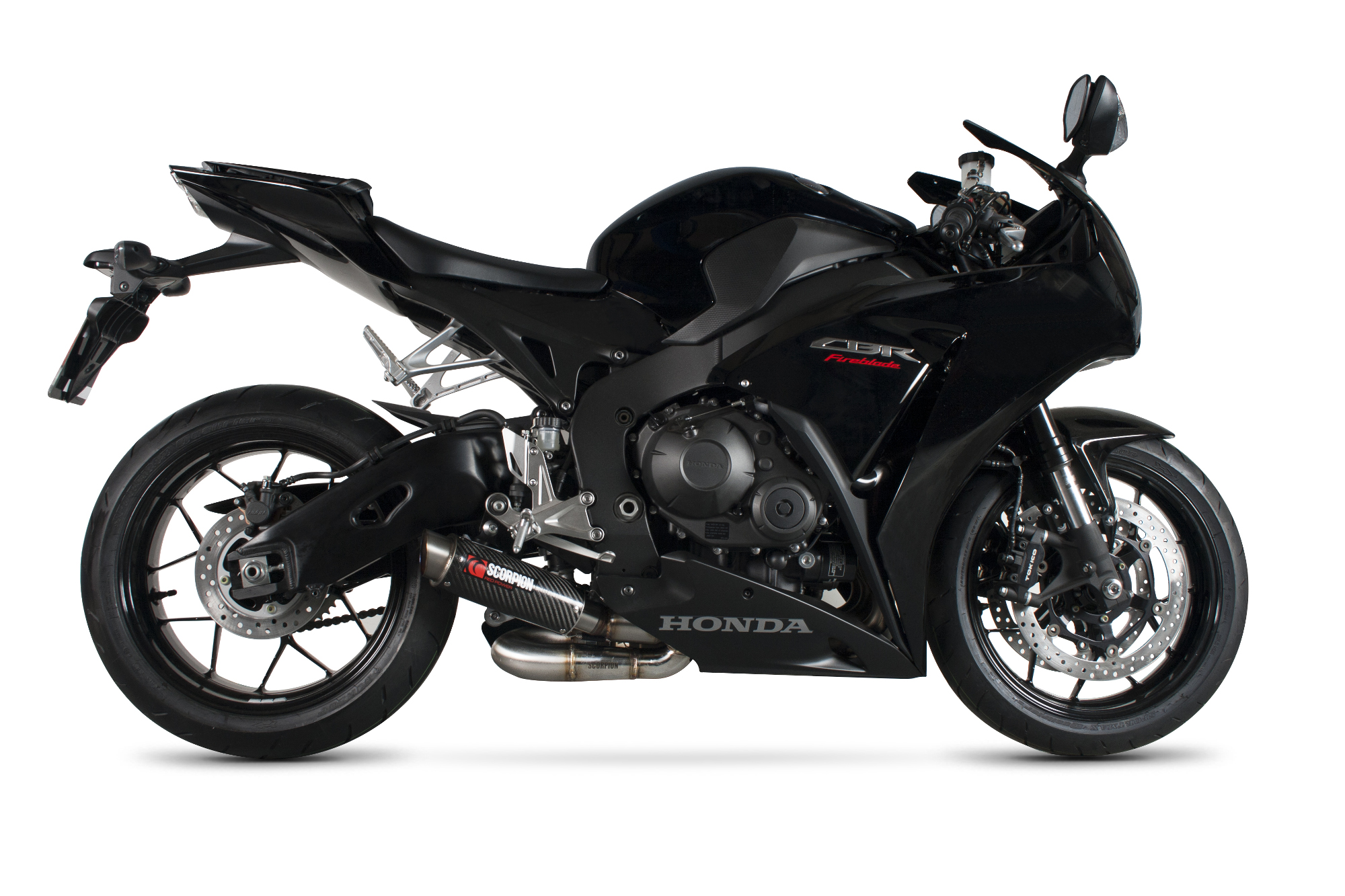 Scorpion RP-1 GP Auspuff für Honda CBR 1000 RR 2014-2016 seitlich