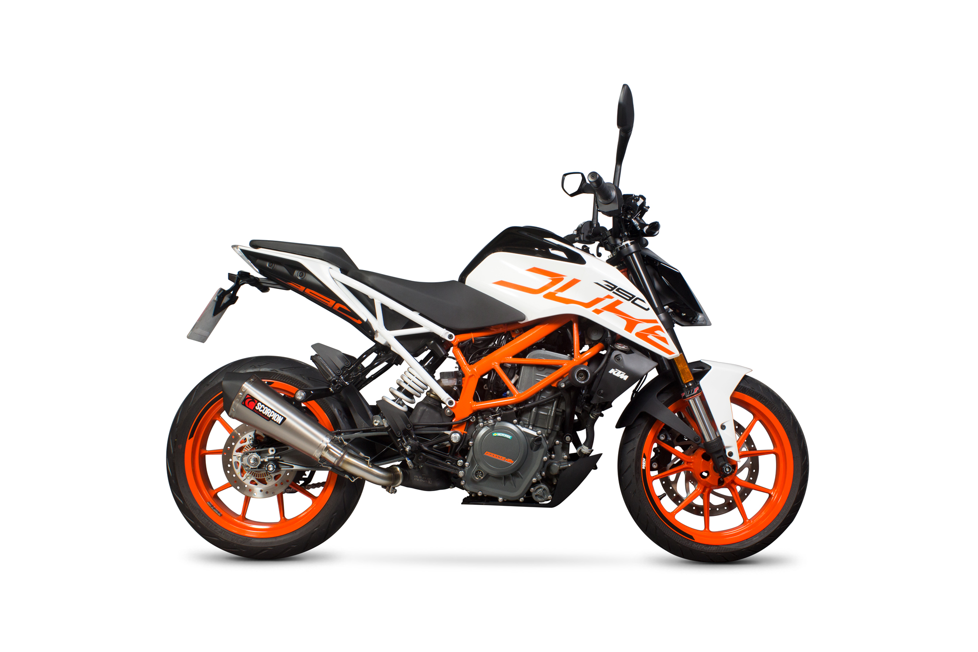 Scorpion Serket Taper Auspuff für KTM Duke 390 2017-2020 Motorräder