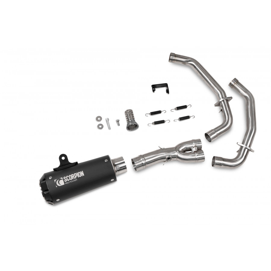 Scorpion Red Power Komplettanlage für Yamaha Tracer 7 2021-2023 Motorräder