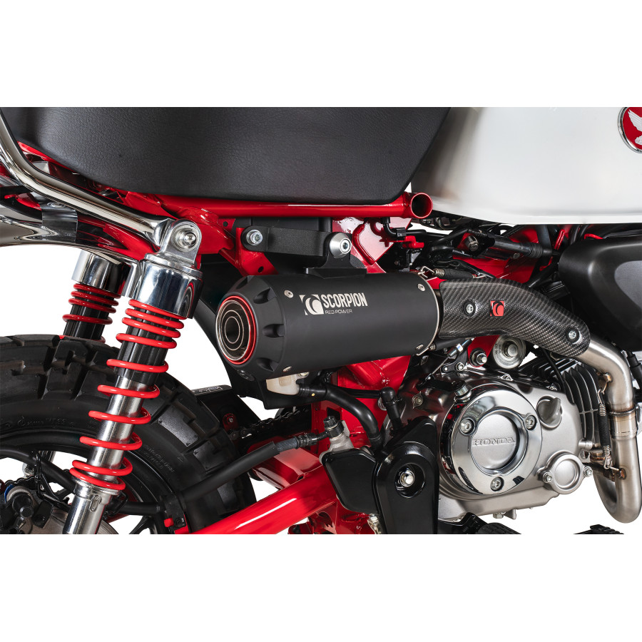 Scorpion Red Power Komplettanlage für Honda Monkey 125 2025 Motorräder
