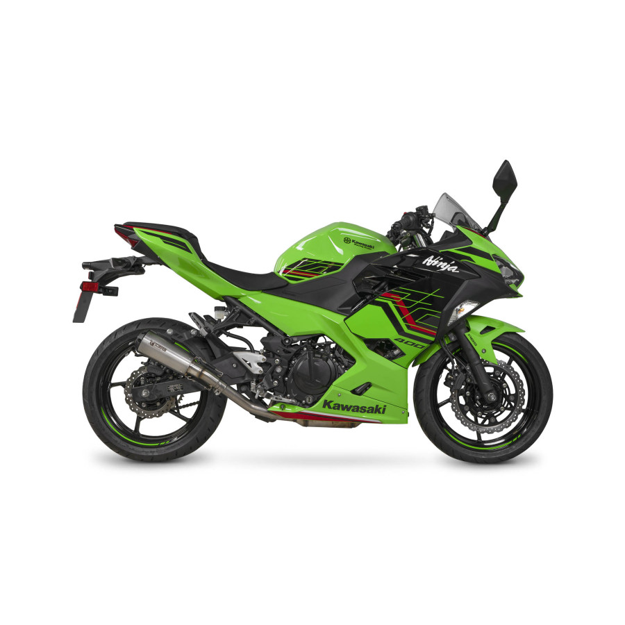 Scorpion Red Power Auspuff für Kawasaki Ninja 400 2018-2023 Motorräder