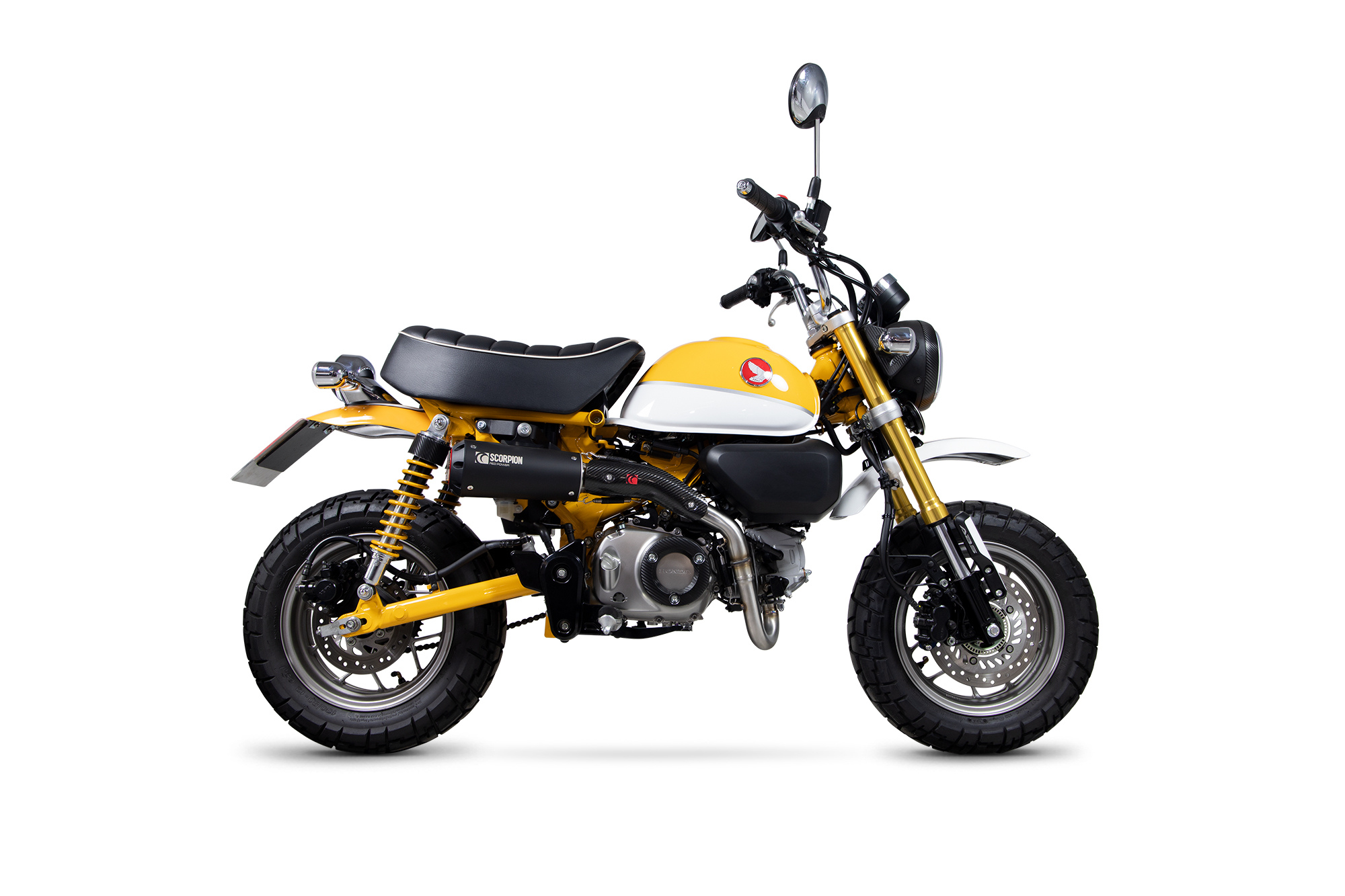 Scorpion Red Power Komplettanlage für Honda Monkey 125 2018-2024 Motorräder
