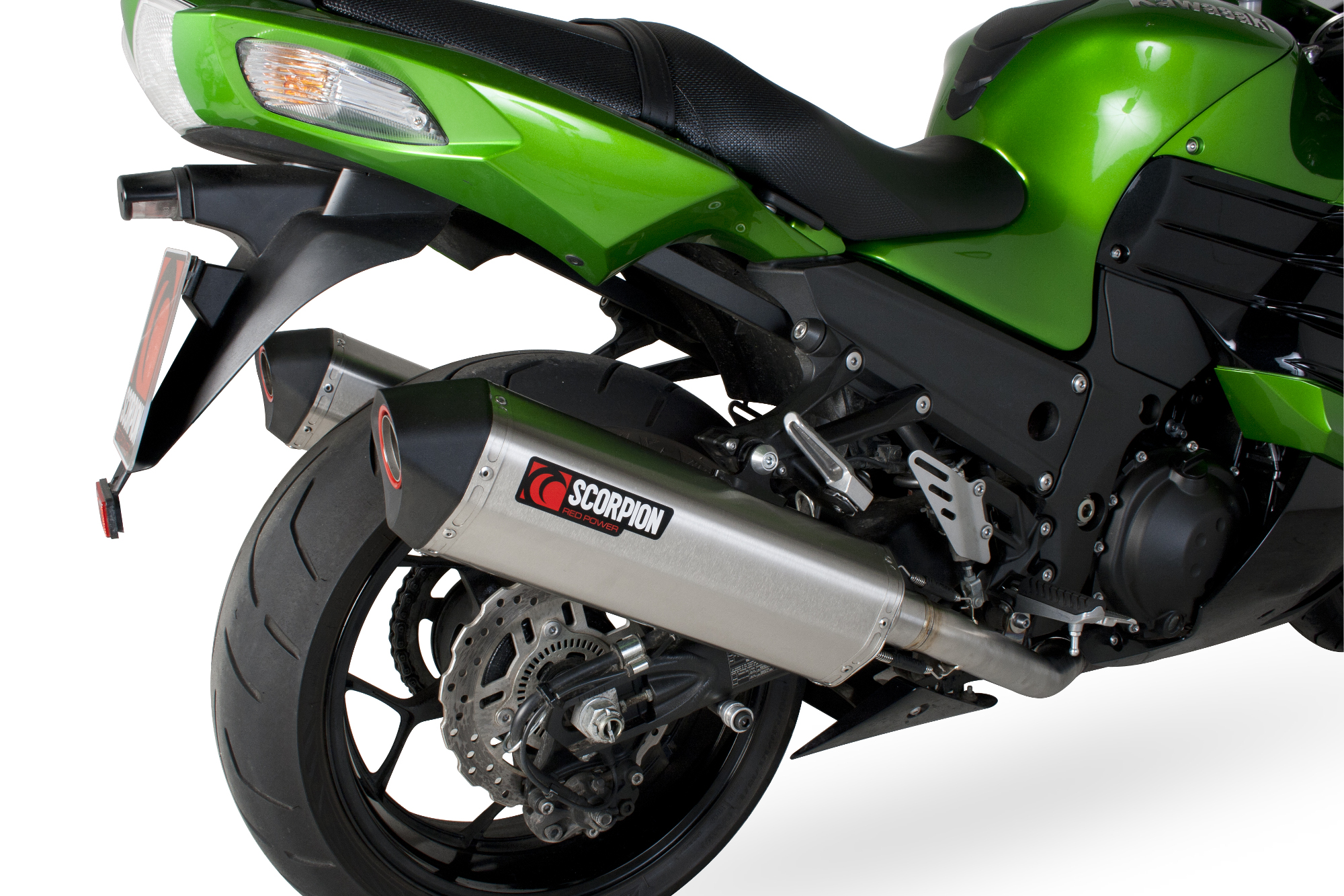 Scorpion Serket Parallel Auspuff für Kawasaki ZZR 1400 2012-2016 Motorräder