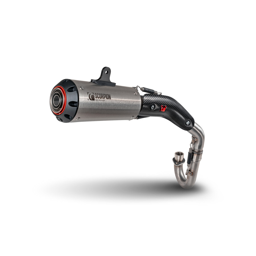 Scorpion Red Power Komplettanlage für Honda Monkey 125 2025 Motorräder