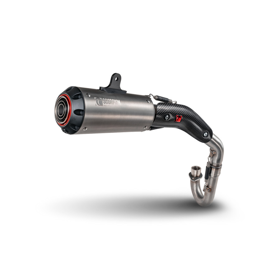 Scorpion Red Power Komplettanlage für Honda Monkey 125 2025 Motorräder