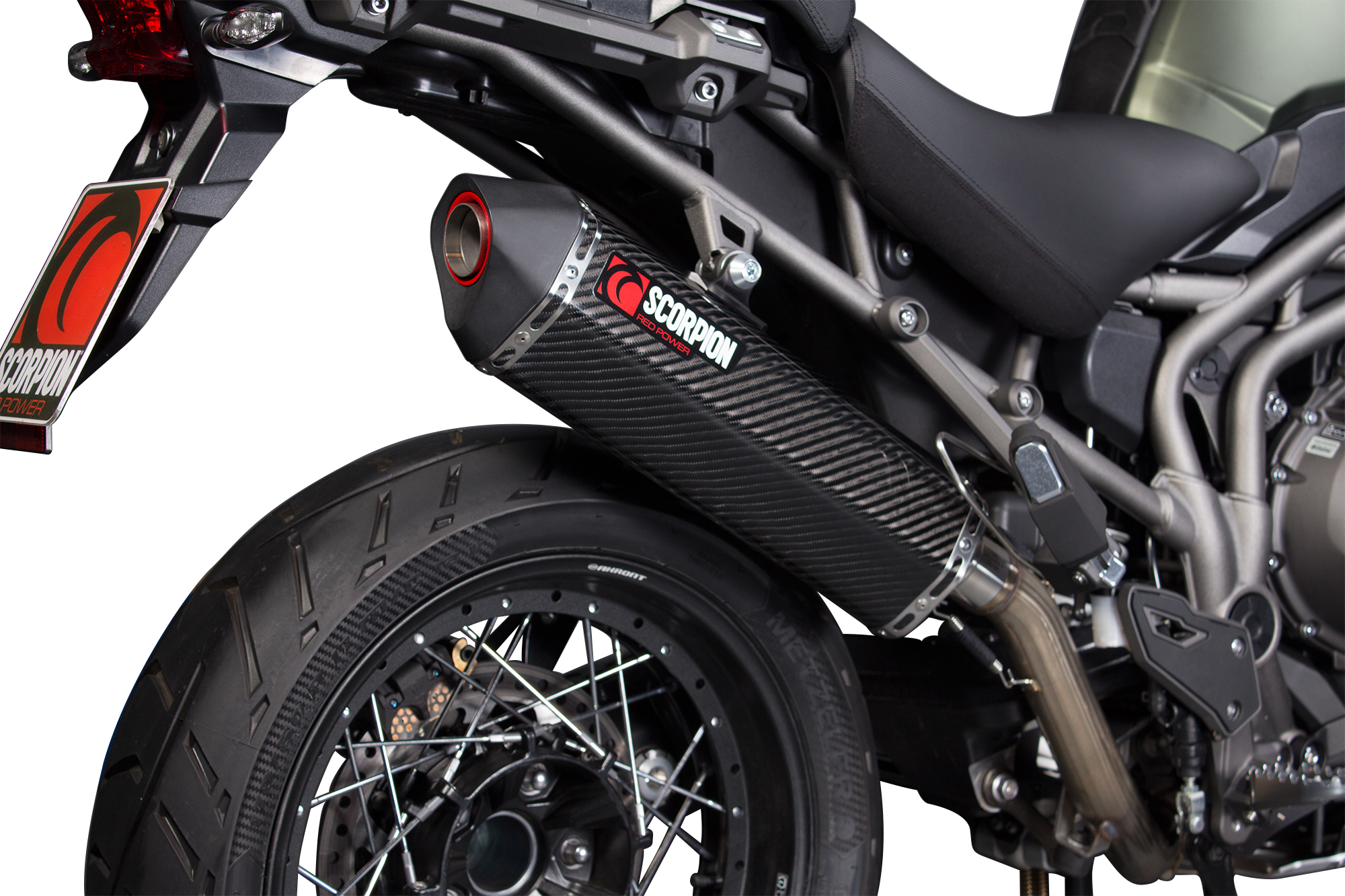 Scorpion Serket Parallel Auspuff für Triumph Tiger 1200 Explorer 2016-2017 Motorräder