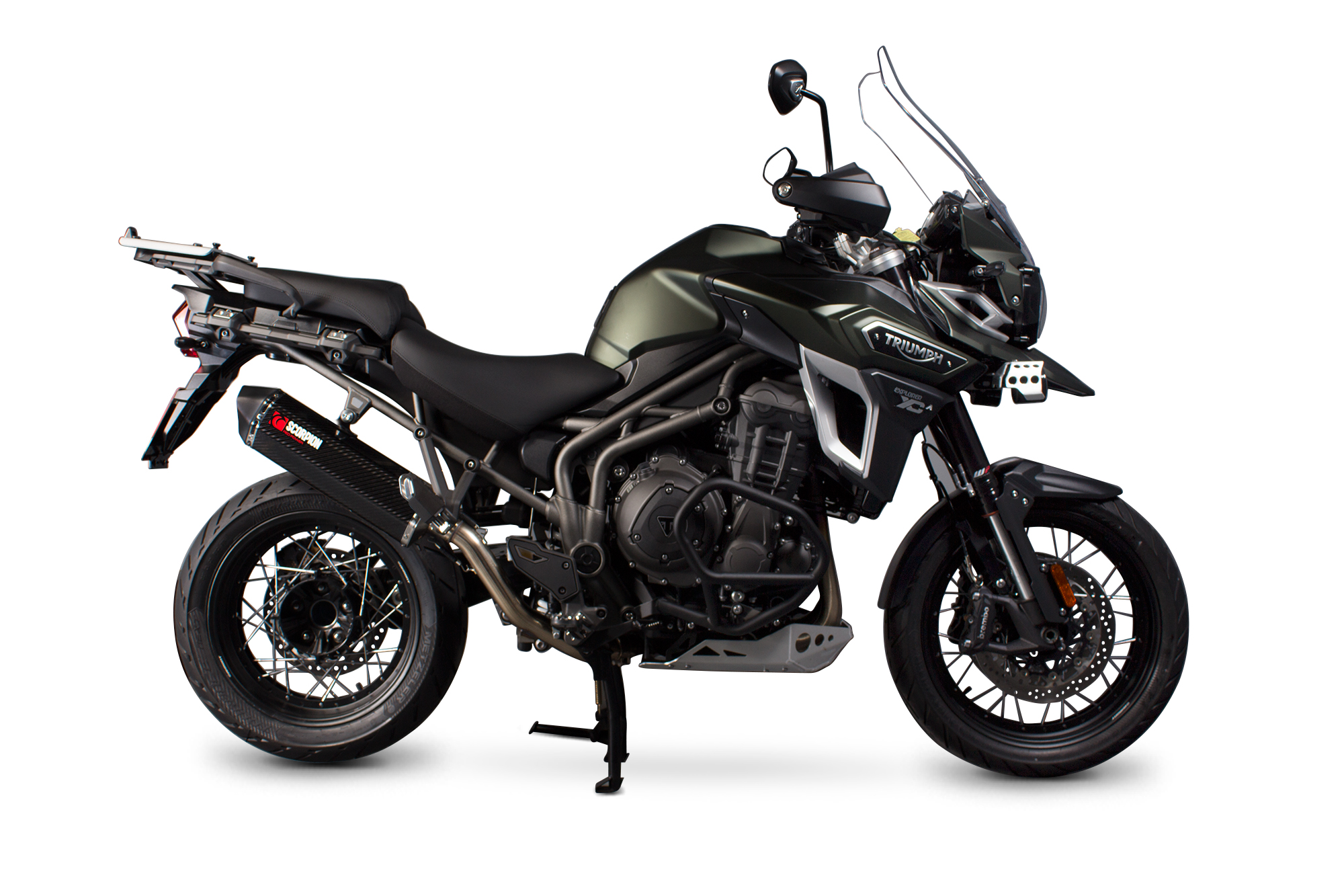 Scorpion Serket Parallel Auspuff für Triumph Tiger 1200 Explorer 2016-2017 Motorräder