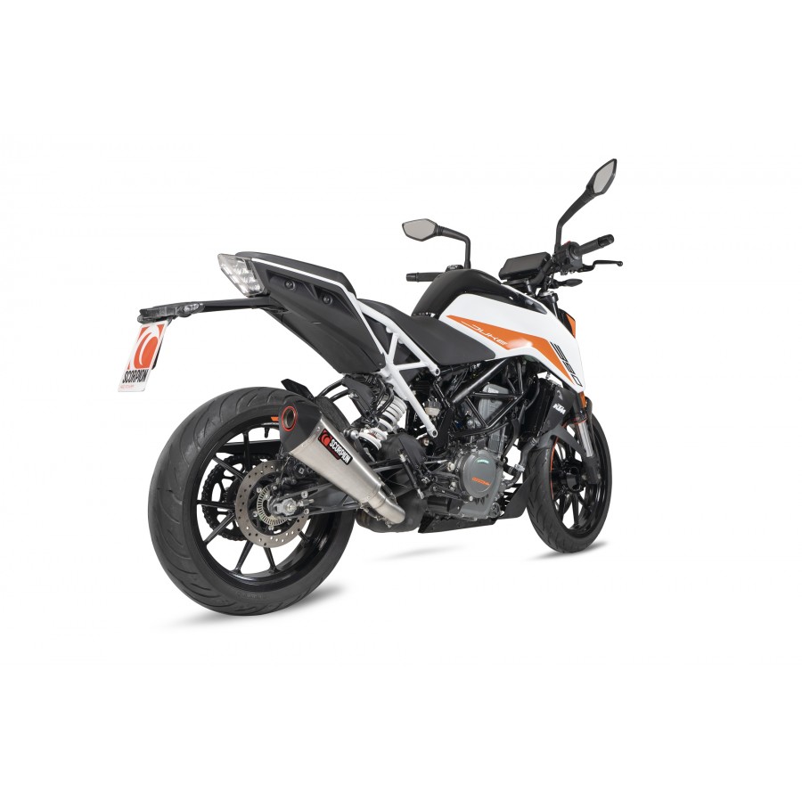 Scorpion Serket Taper Auspuff für KTM Duke 390 2021 Motorräder