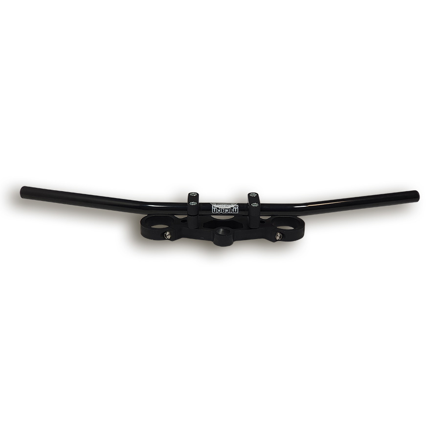 micron Lenker Straight Short schwarzchrom Montagebeispiel