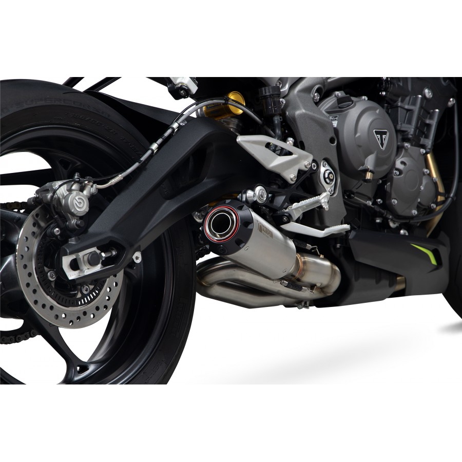 Scorpion Red Power Auspuffanlage für Triumph Street Triple 765 R / RS 2020-2022 Motorräder
