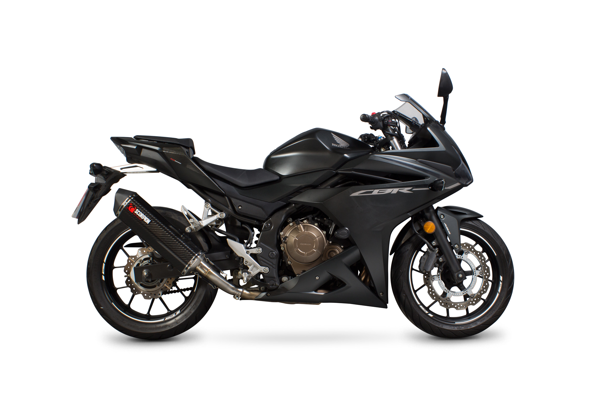 Scorpion Serket Parallel Auspuff für Honda CBR 500 R 2017- 2018 Motorräder