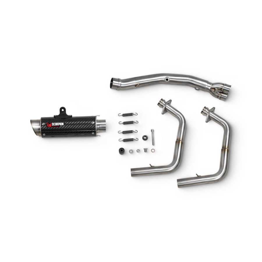Scorpion RP1-GP Komplettanlage für Kawasaki Ninja 400 2018-2023 Motorräder