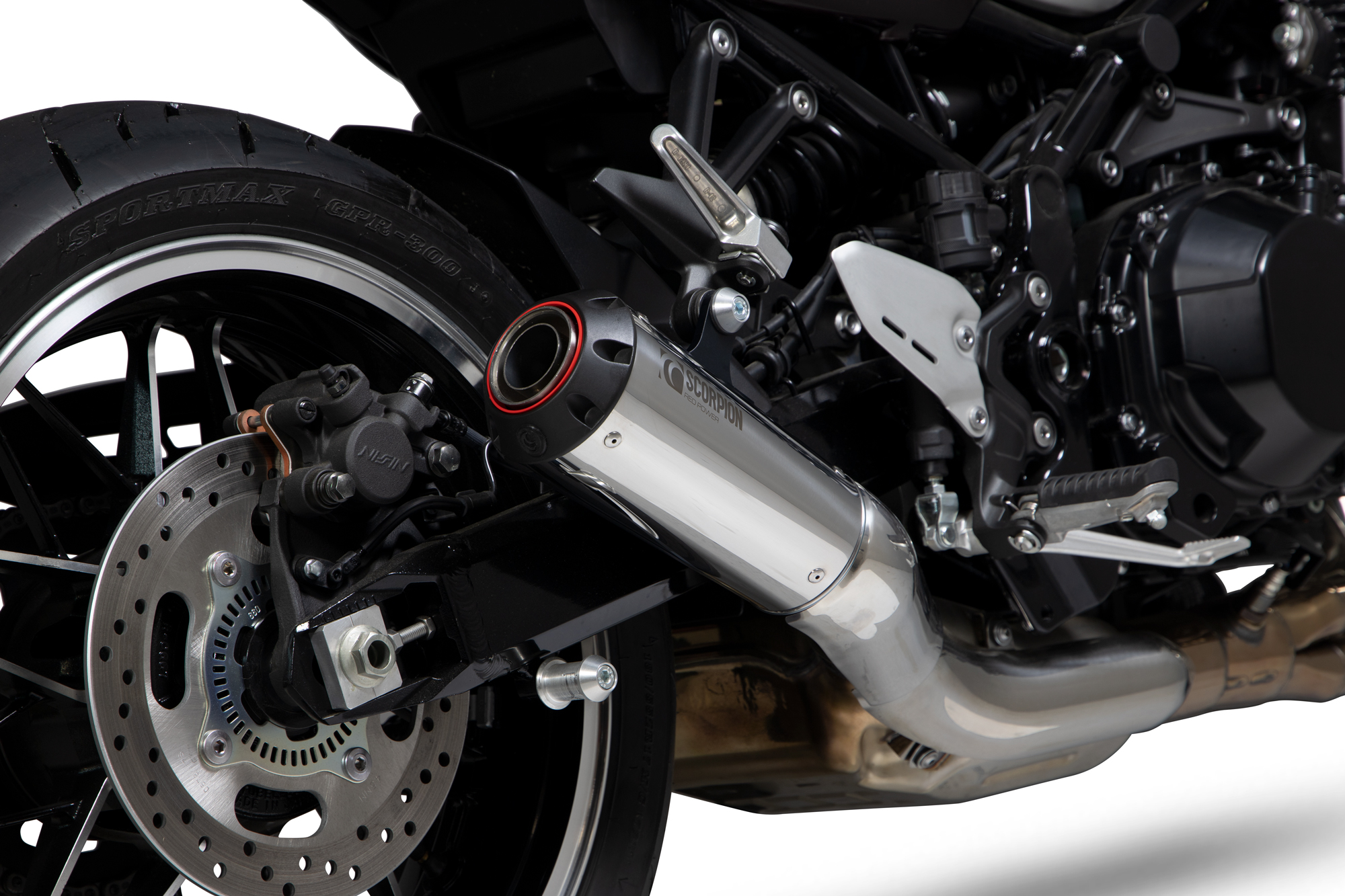Scorpion Red Power Auspuff für Kawasaki Z 900 RS 2018-2020 Motorräder