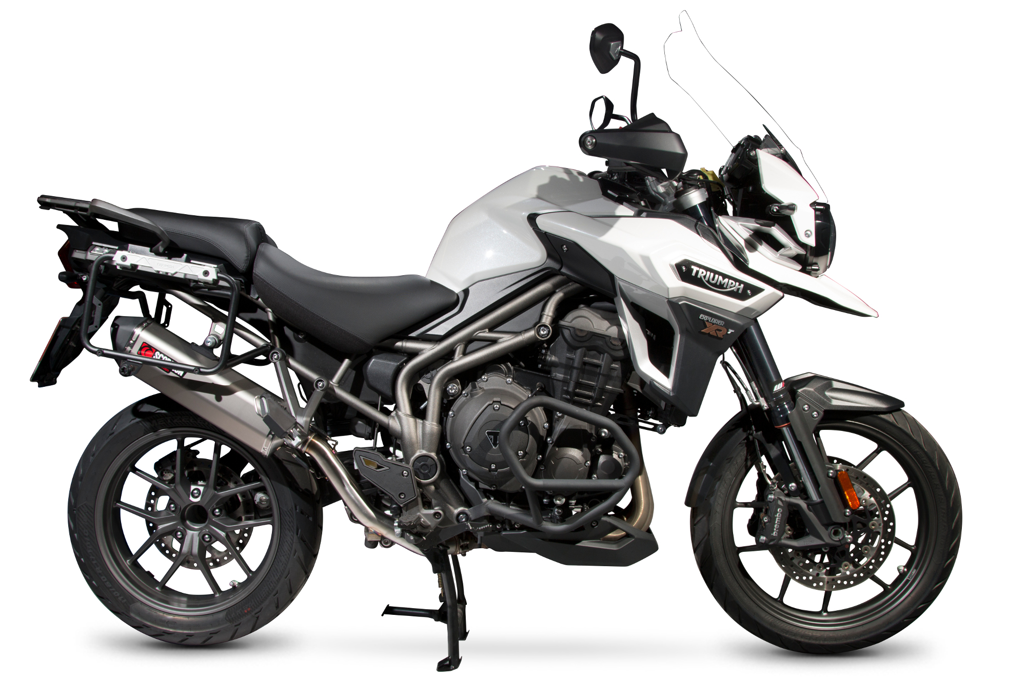 Scorpion Serket Parallel Auspuff für Triumph Tiger 1200 Explorer 2016-2017 Motorräder