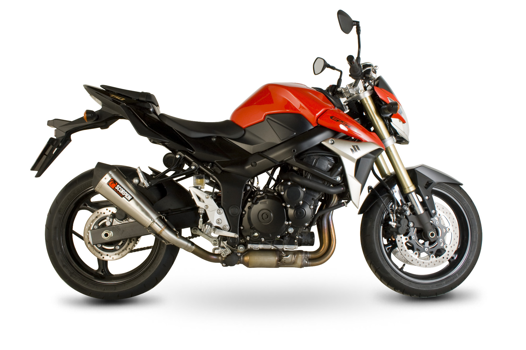 Scorpion Serket Taper Auspuff für Suzuki GSR 750 2011-2016 Motorräder