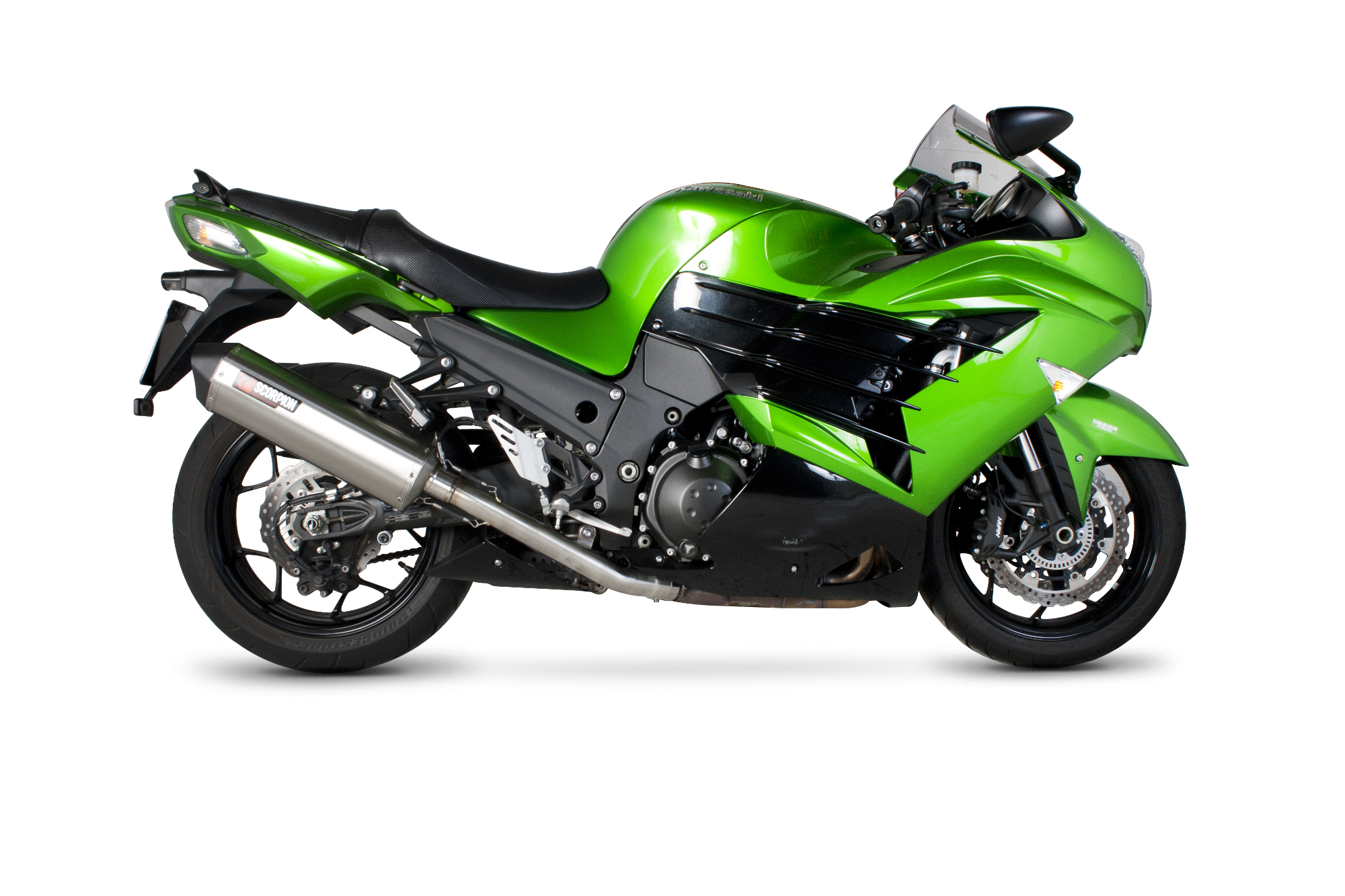 Scorpion Serket Parallel Auspuff für Kawasaki ZZR 1400 2012-2016 Motorräder