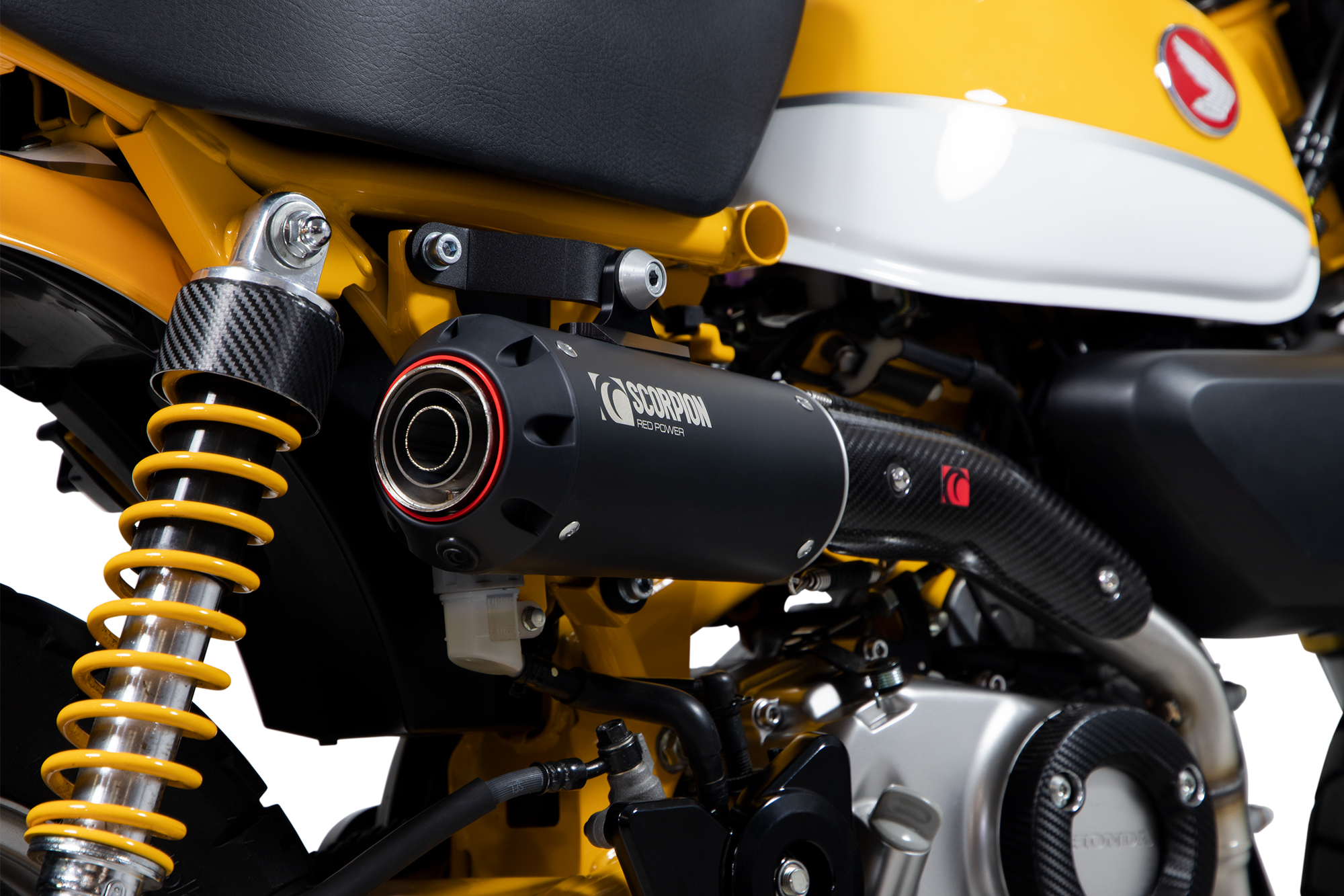 Scorpion Red Power Komplettanlage für Honda Monkey 125 2018-2024 Motorräder