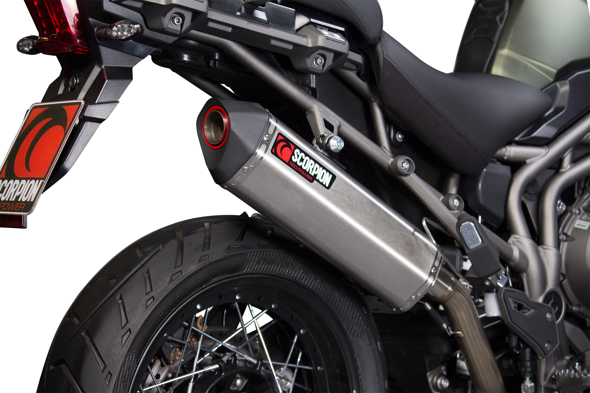 Scorpion Serket Parallel Auspuff für Triumph Tiger 1200 Explorer 2016-2017 Motorräder