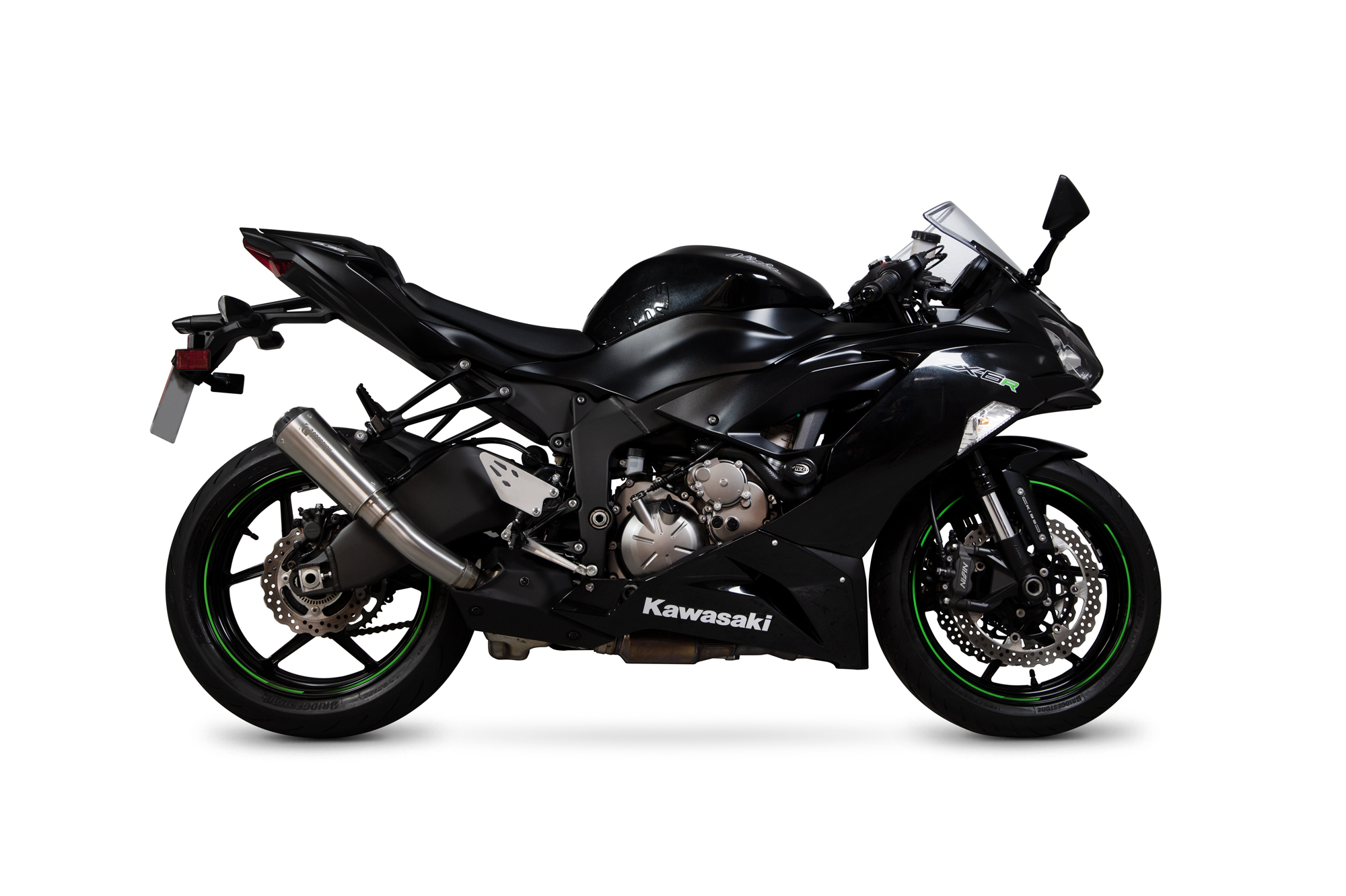 Scorpion Red Power Auspuff für Kawasaki Ninja ZX 6 R / 636 2019-2020 Motorräder