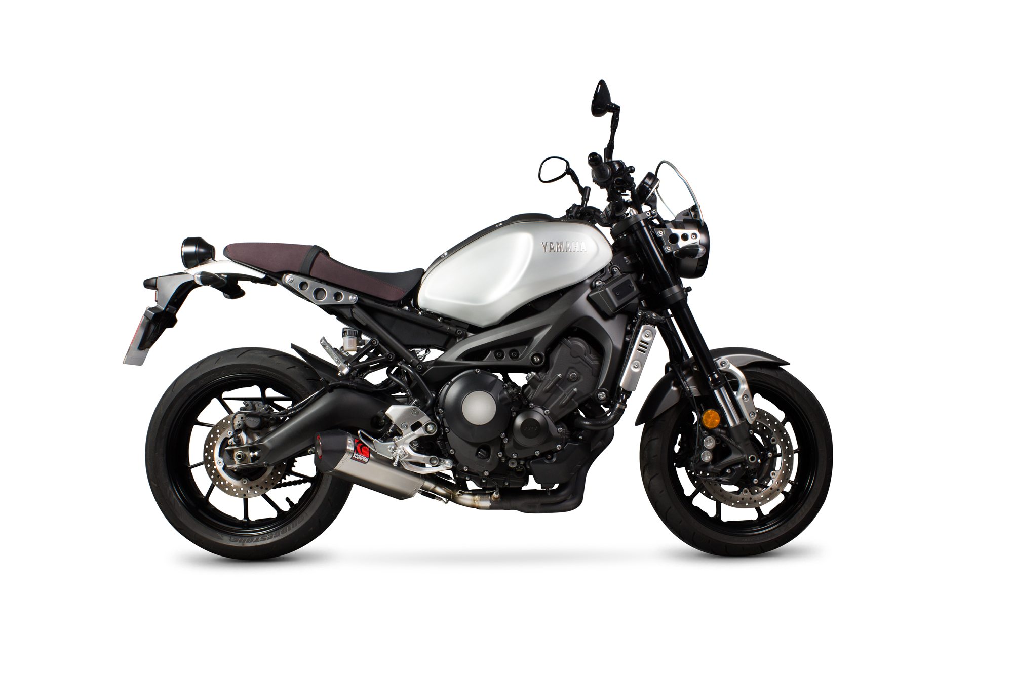 Scorpion Serket Parallel Auspuff für Yamaha XSR 900 2016-2020 Motorräder
