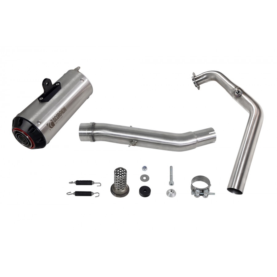 Scorpion Red Power Komplettanlage für Yamaha YZF R 125 2021-2022 Motorräder