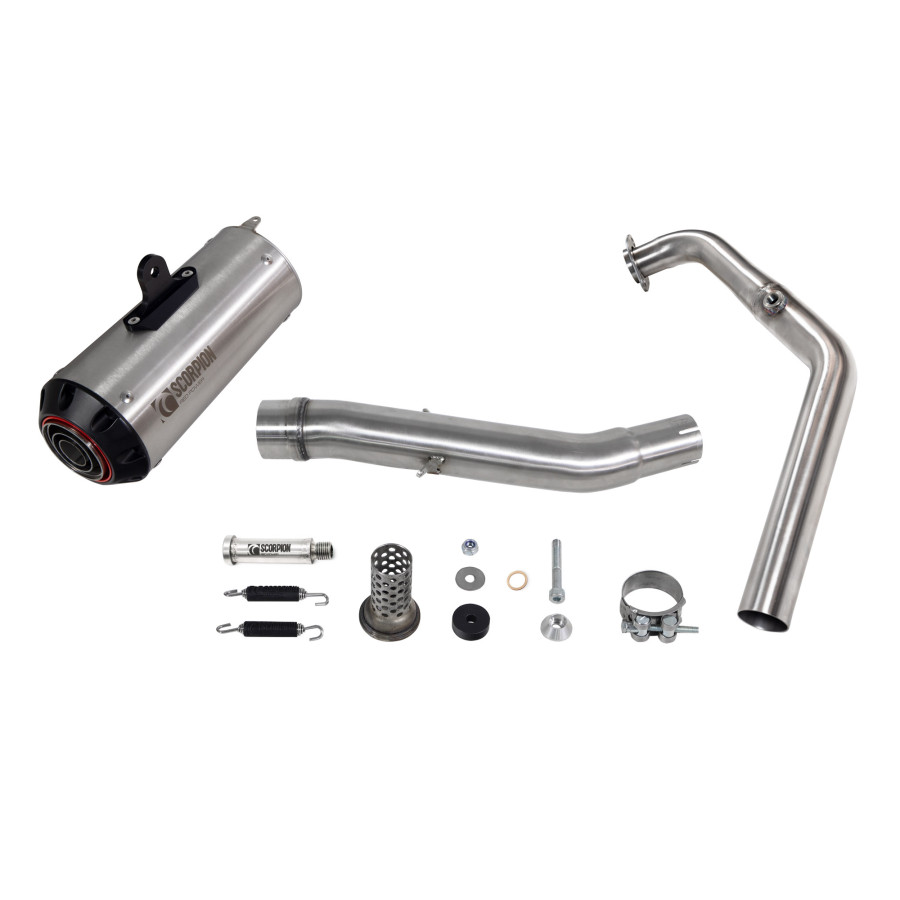 Scorpion Red Power Komplettanlage für Yamaha YZF R 125 2024-2025 Motorräder