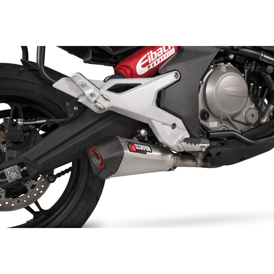 Scorpion Serket Taper Auspuff für CF Moto 650 Mt 2022-2024 Motorräder