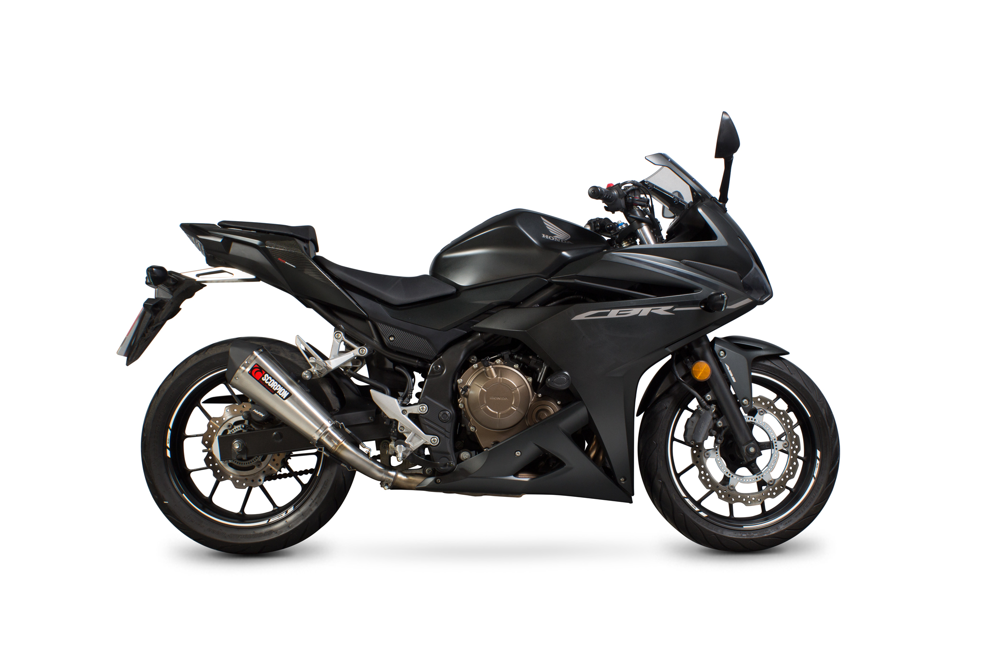 Scorpion Serket Taper Auspuff für Honda CBR 500 R 2017-2018 Motorräder