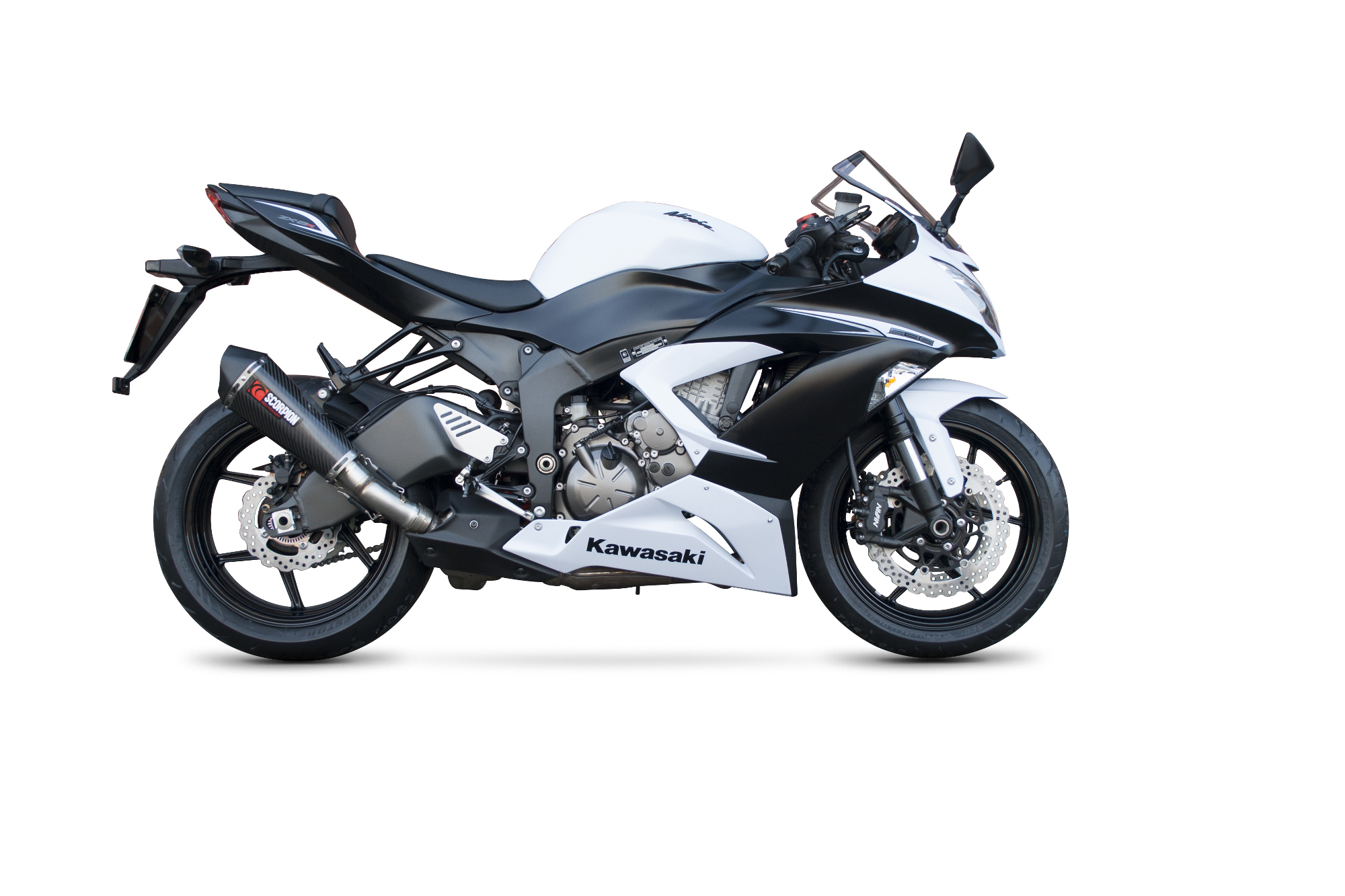 Scorpion Serket Taper Auspuff für Kawasaki Ninja ZX 6 R / ZX 636 2013-2016 Motorräder