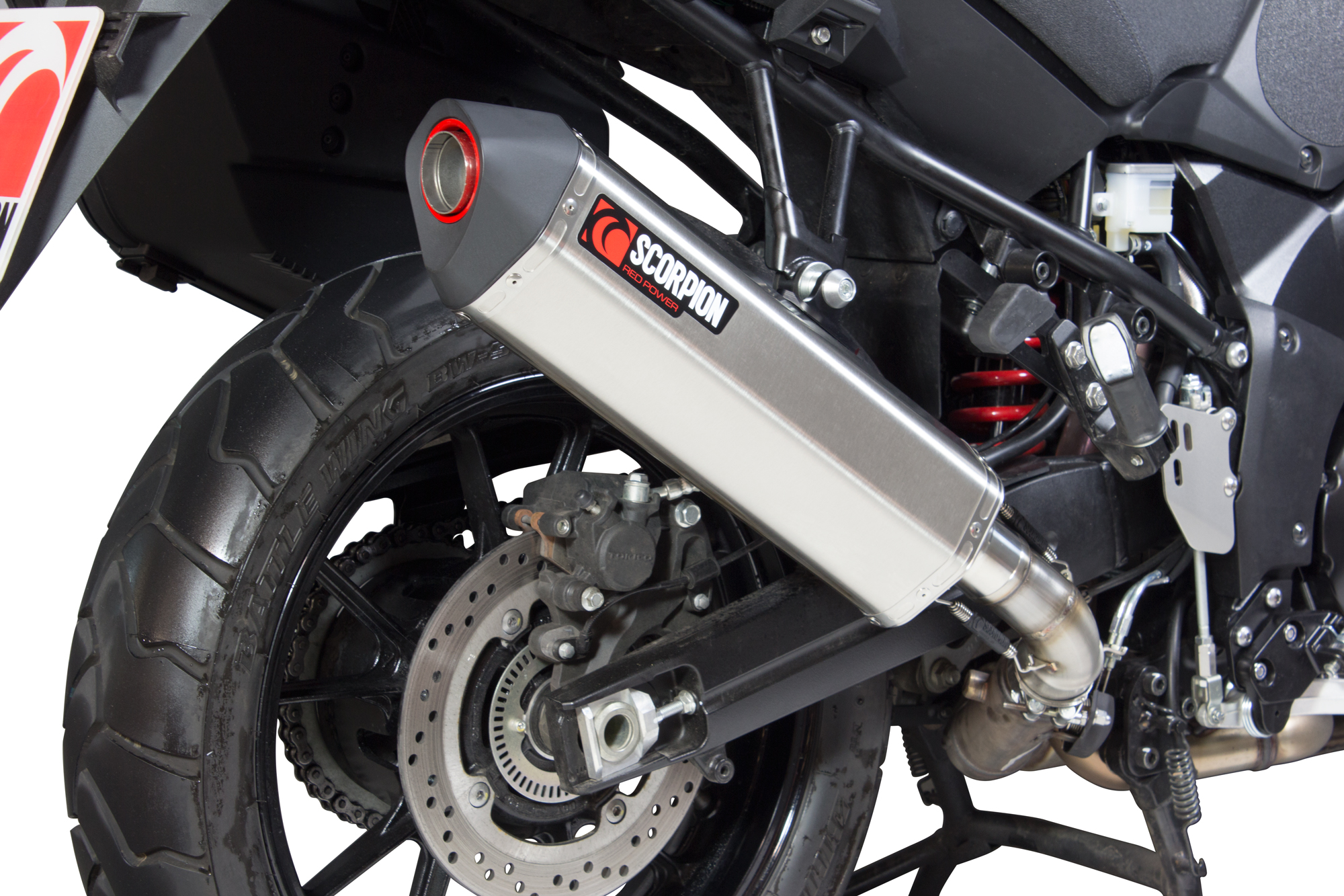 Scorpion Serket Parallel Auspuff für Suzuki DL 1000 V Strom 2014-2016 Motorräder