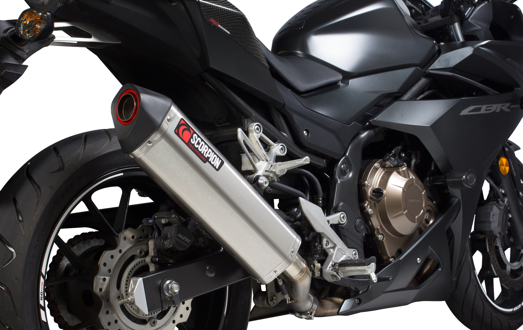 Scorpion Serket Parallel Auspuff für Honda CBR 500 R 2017- 2018 Motorräder