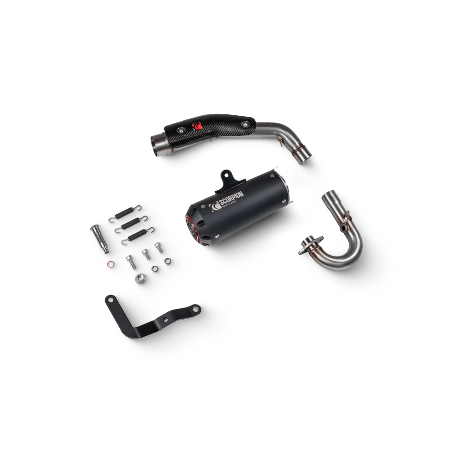 Scorpion Red Power Komplettanlage für Honda Monkey 125 2025 Motorräder