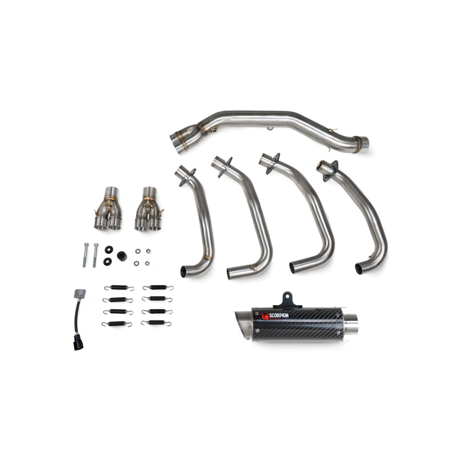 Scorpion RP1-GP Komplettanlage für Kawasaki ZX 4 RR 2023-2024 Motorräder
