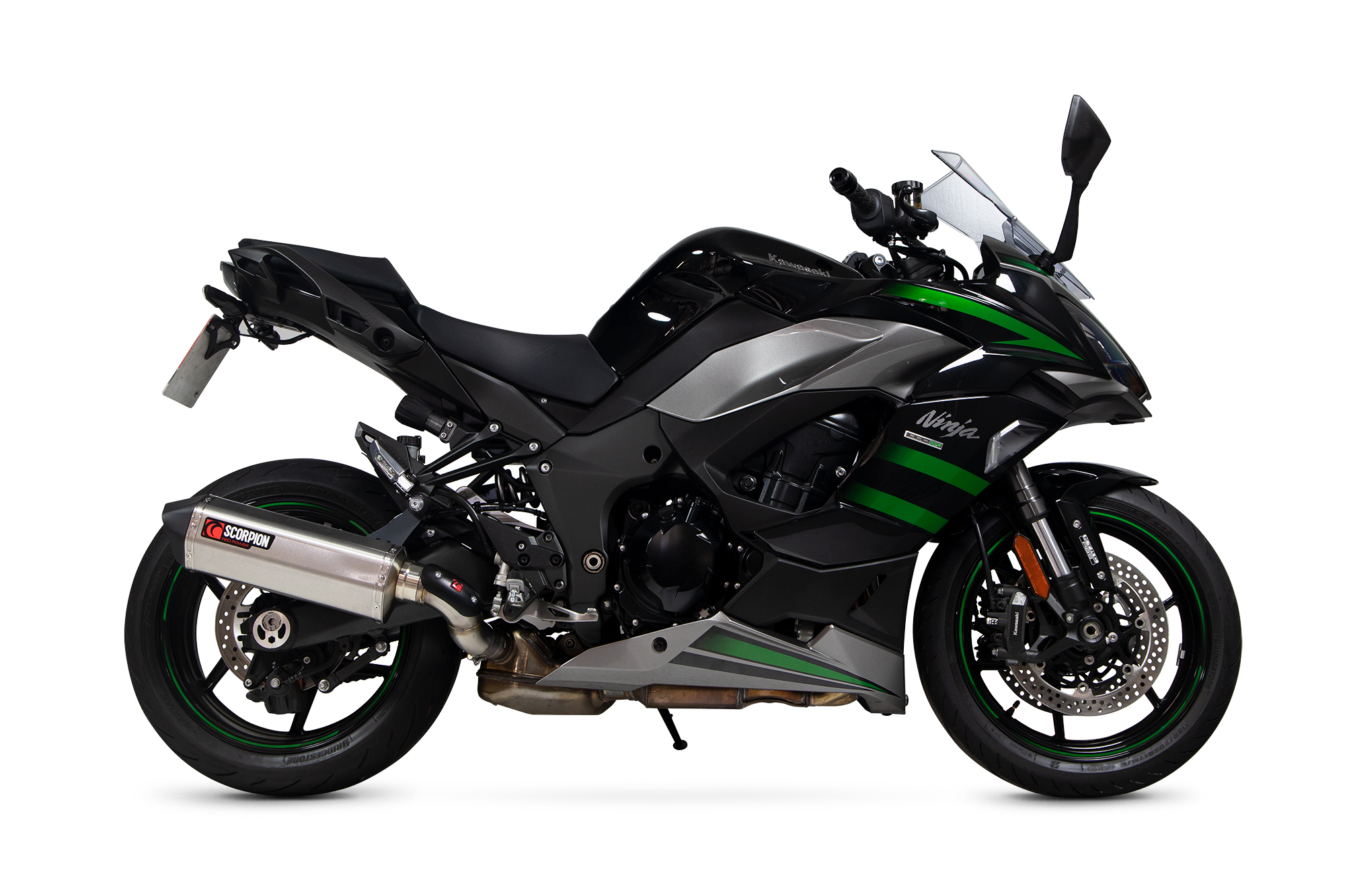 Scorpion Serket Taper Auspuff für Kawasaki Ninja 1000 SX 2020- Motorräder