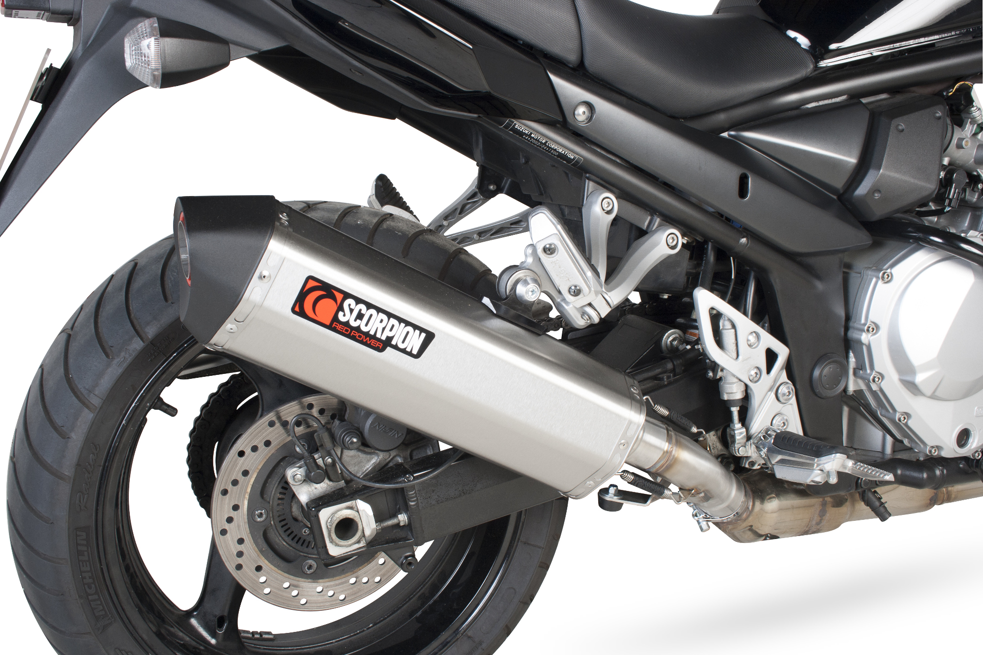 Scorpion Serket Parallel Auspuff für Suzuki GSF 1250 Bandit 2007-2015 Motorräder