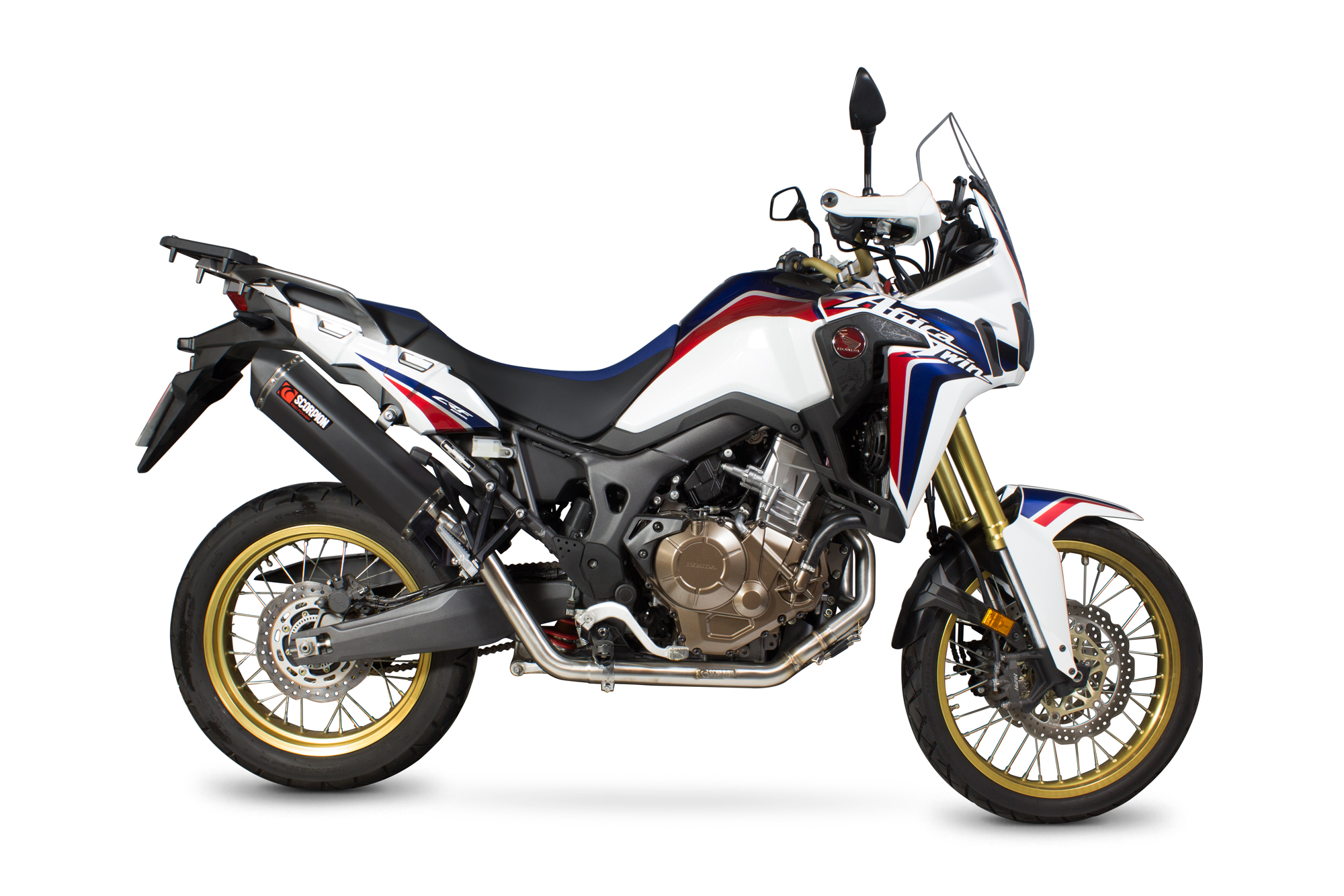 Scorpion Serket Parallel Komplettanlage für Honda CRF 1000 L Africa Twin 2015-2017 Motorräder