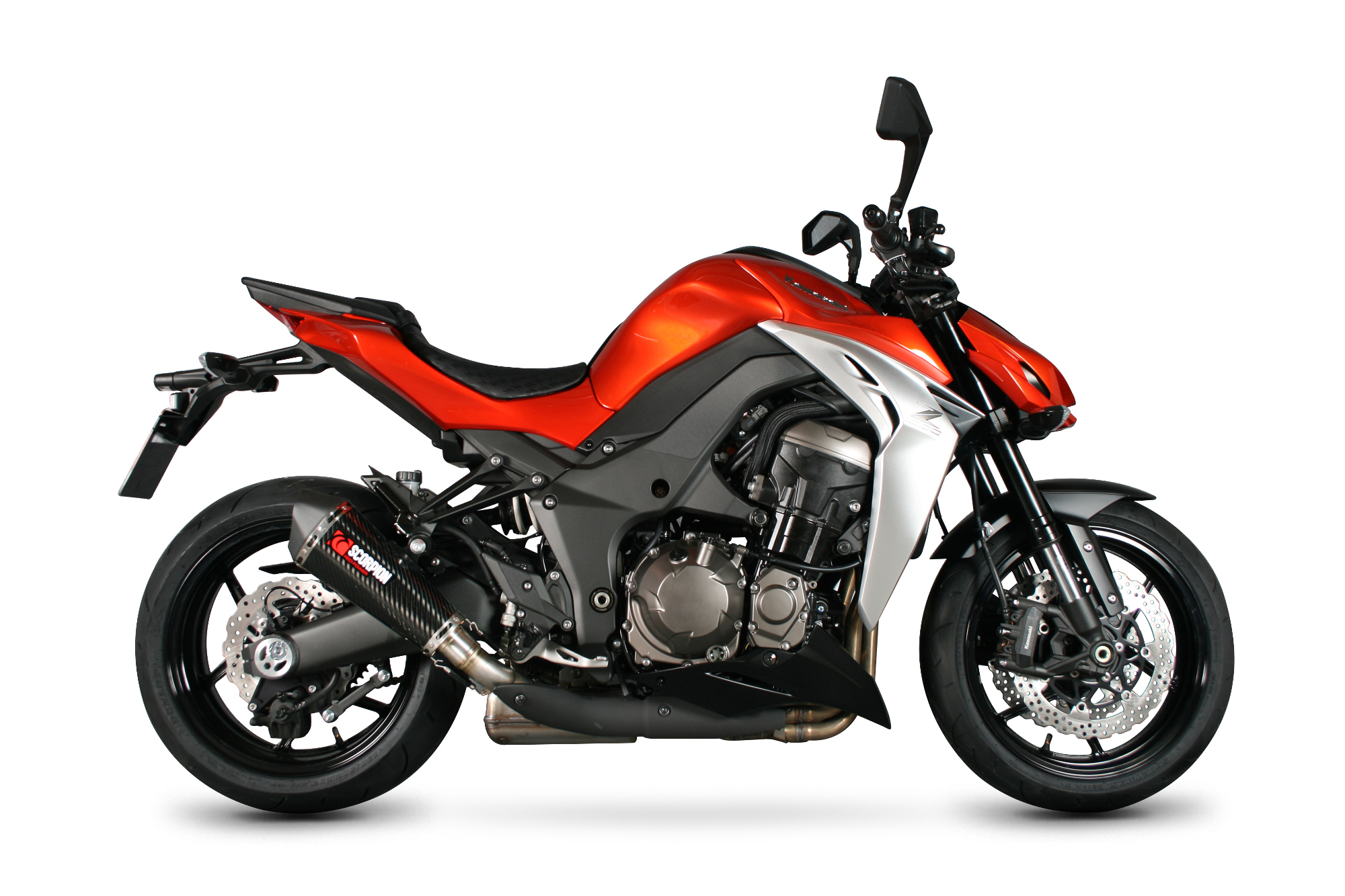 Scorpion Serket Taper Auspuff für Kawasaki Z 1000 2014-2016 Motorräder