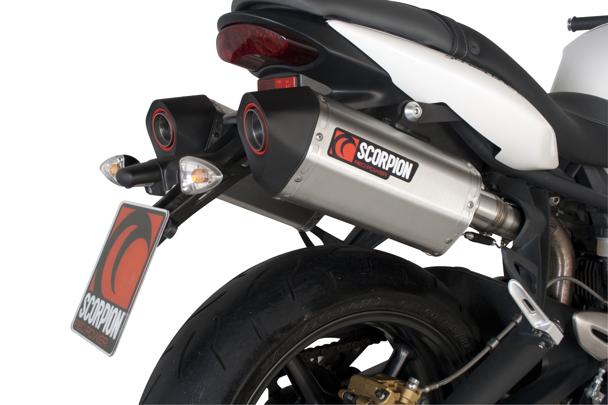 Scorpion Serket Parallel Auspuff für Triumph Street Triple 675 2007-2012 Motorräder