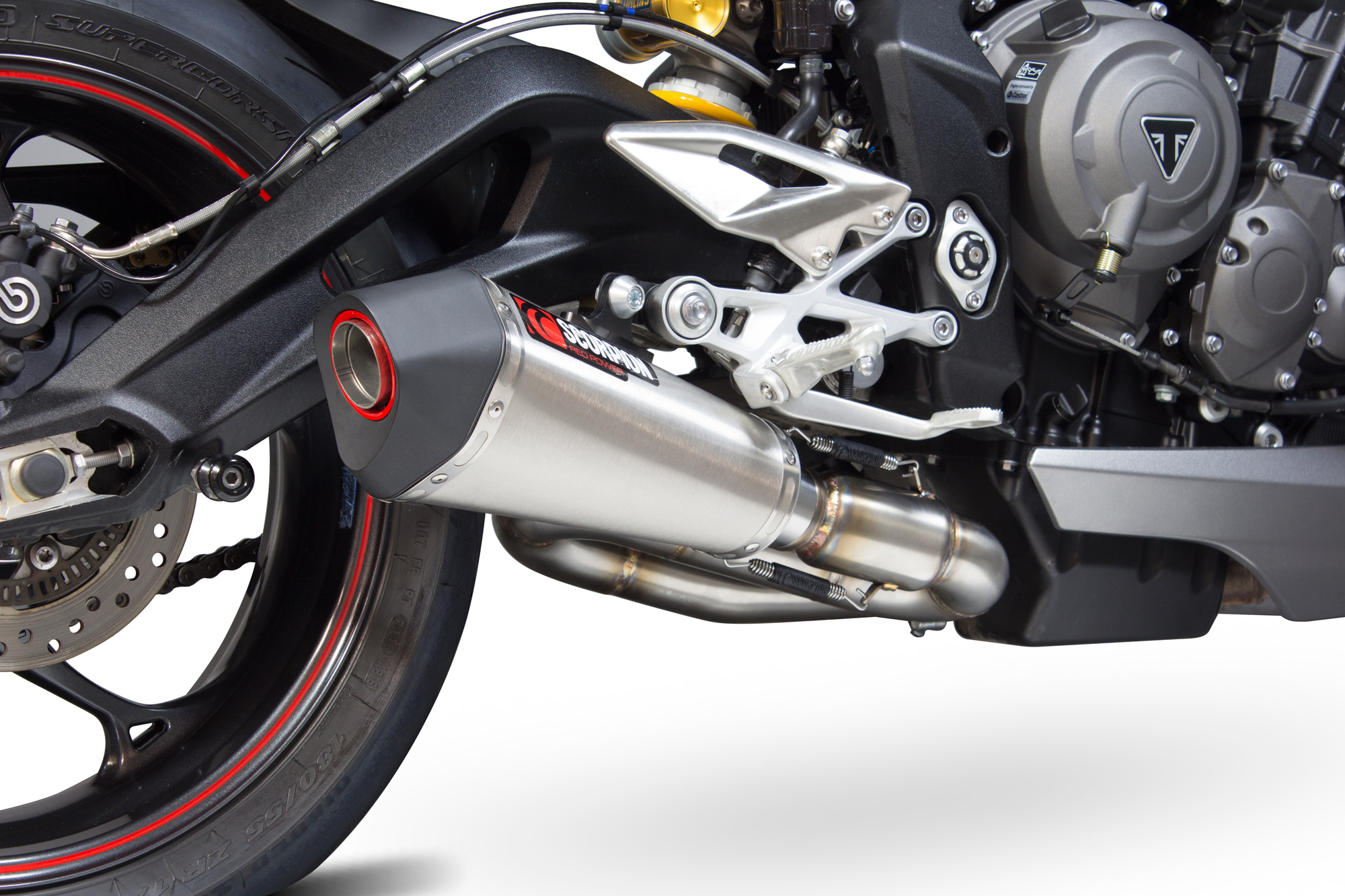 Scorpion Serket Taper Auspuff für Triumph Street Triple 765 R / S / RS 2017-2019 Motorräder