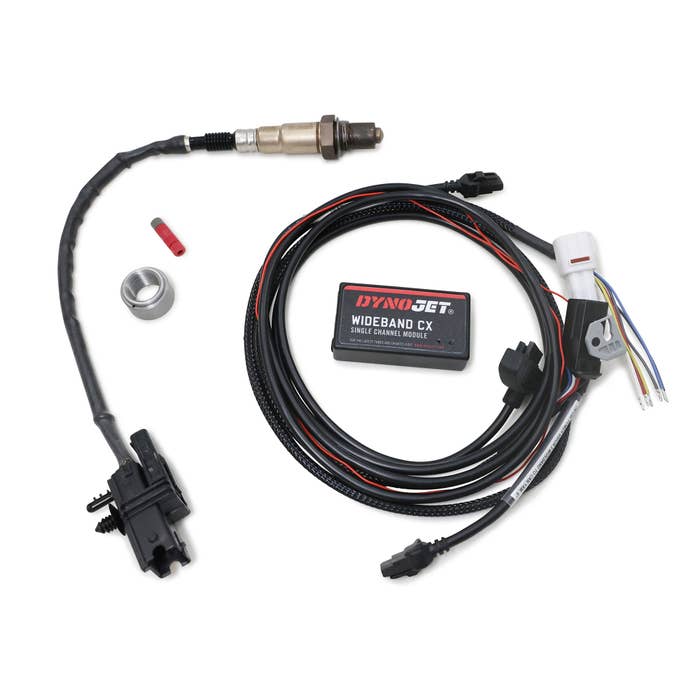 Lieferumfang des Wideband PV3 Kit für Powervision 3 an Yamaha Modellen mit einer Breitbandlambdasonde